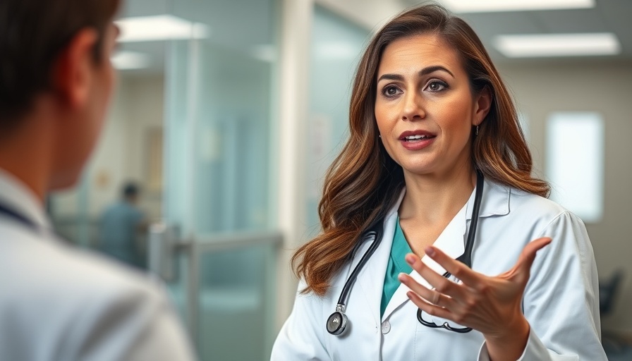 Doctor discussing PCOS in clinic setting, Understanding PCOS Fertility Issues.