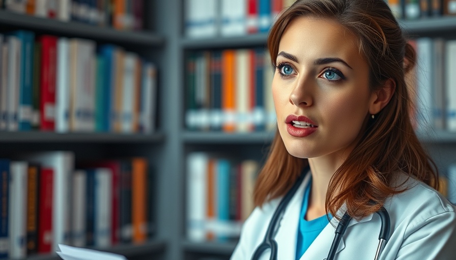 Doctor explaining a simple test for deadly inflammation.