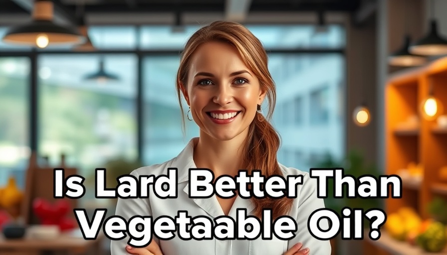 Is lard better than vegetable oil? Nutritionist presents the question.