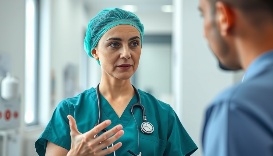 Doctor explaining gallstones warning signs in clinical setting.