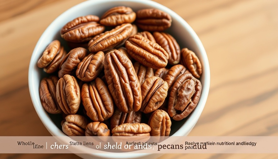 Whole and shelled pecans in a bowl highlighting pecan nutrition.