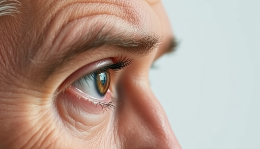 Close-up of a woman examining dry eyes, zinc deficiency symptoms focus.