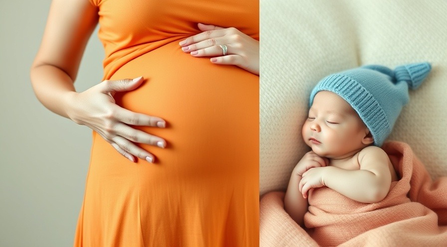 Understanding pregnancy with a pregnant woman and her newborn in a warm, comforting setting.