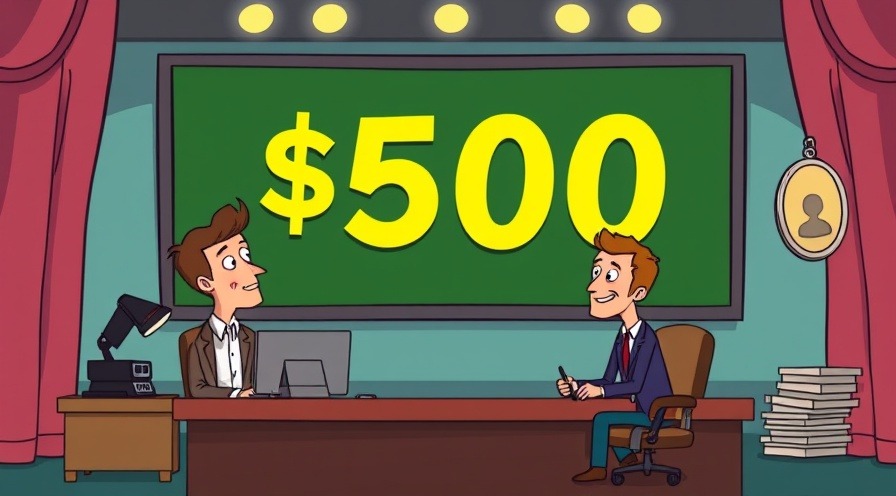 Comical cartoon illustrating budgeting on a $500 reality show-level budget.