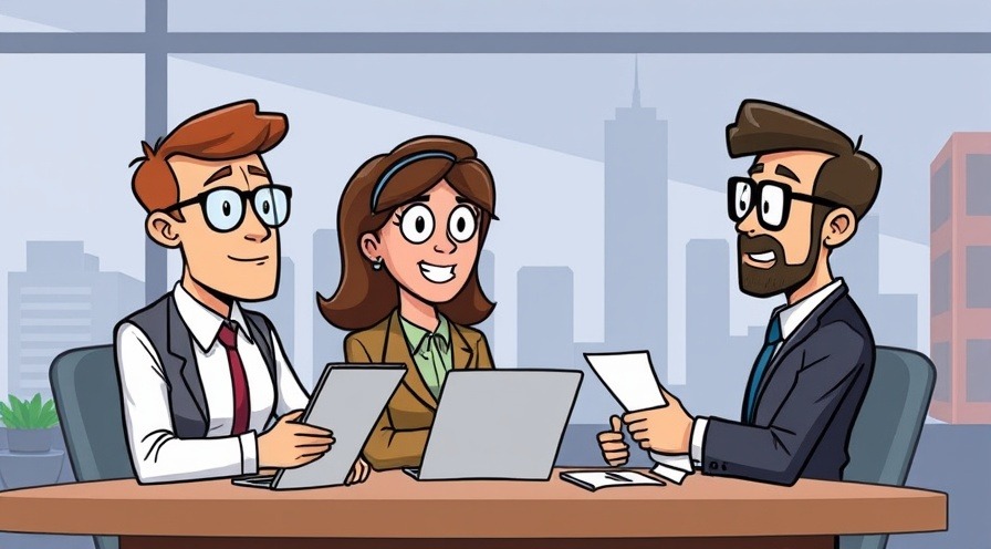 Business cartoon style illustration explaining 'Who Are Stakeholders, Anyway?'.