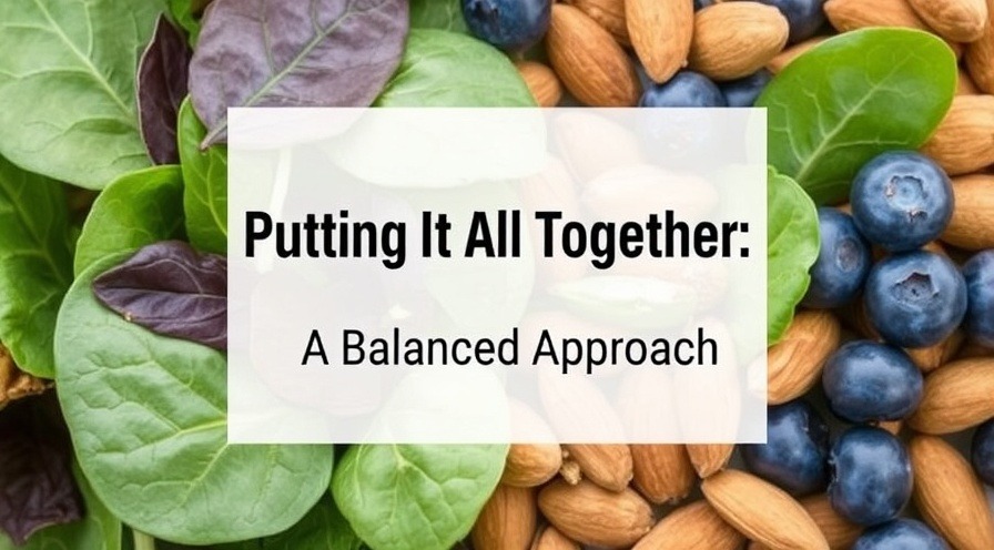 Fresh spinach, walnuts, almonds, and blueberries promoting healthy eating and wellness foods.