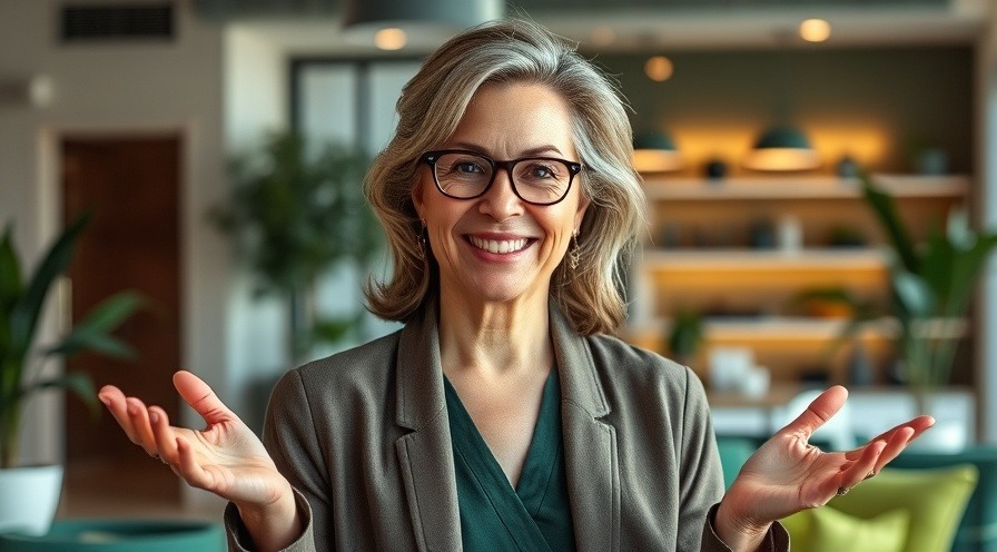 Confident middle-aged woman sharing sleep tips for better sleep quality and wellness for women.