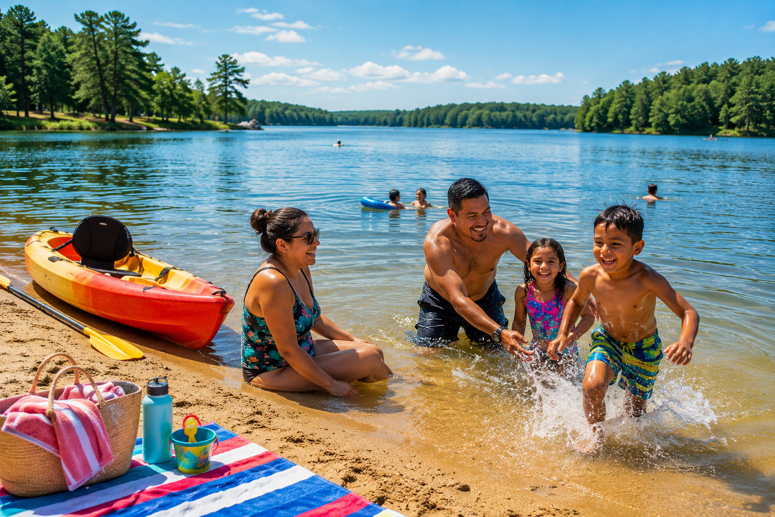 Joyful Family Day at Jordan Lake