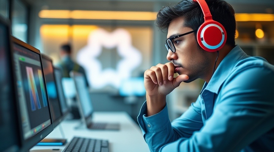 IT career-ready thinking: A professional contemplating their future in technology.