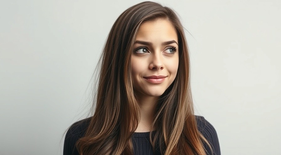Happy woman with long brown hair showcasing teeth whitening methods in bright lighting.