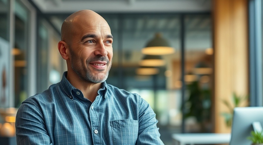 man discussing diet for AMH in a vibrant office setting