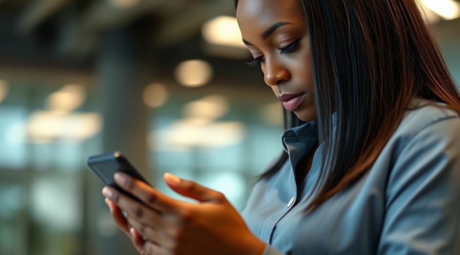 female scrolling on her mobile phone which hijacks attention and messes with memory.
