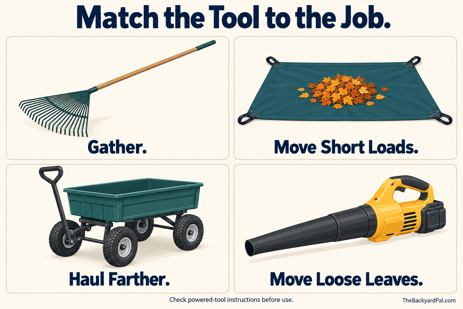 Match Tools to Yard Jobs