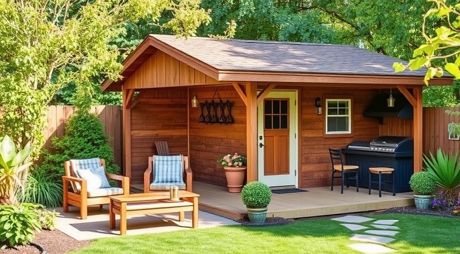 Stylish backyard buildings for relaxation and productivity.