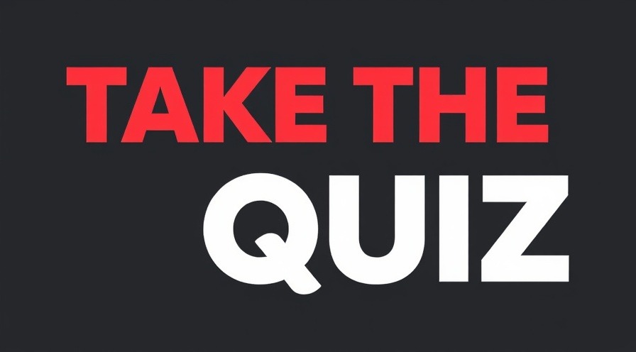 Interactive quiz interface inviting users to take the quiz.