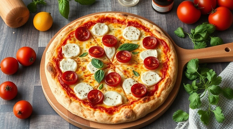 Pizza kit for making delicious homemade pizza from scratch