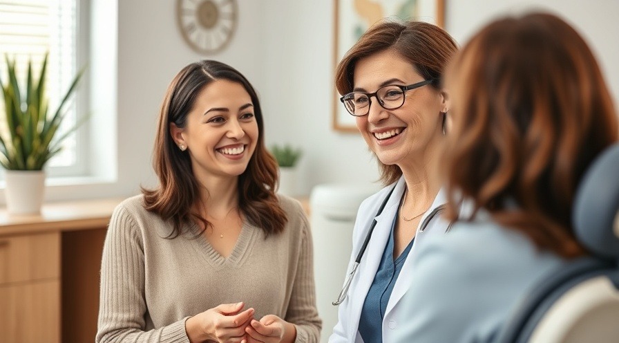 Smiling woman sharing preventive dental strategies for chronic dental care.