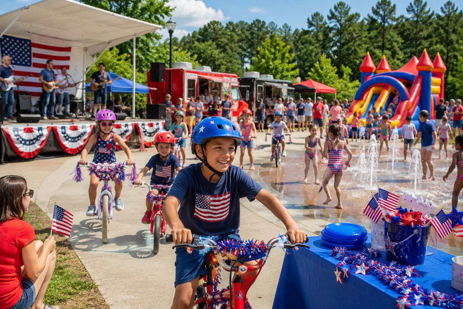 Patriotic fun at a NC community festival
