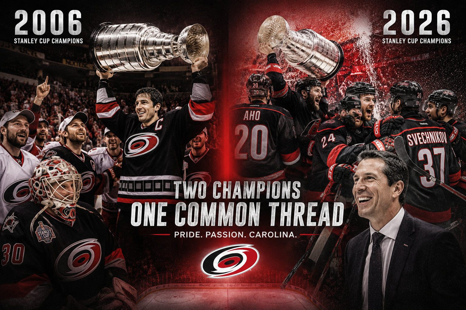 Two NHL Championships One Common Thread