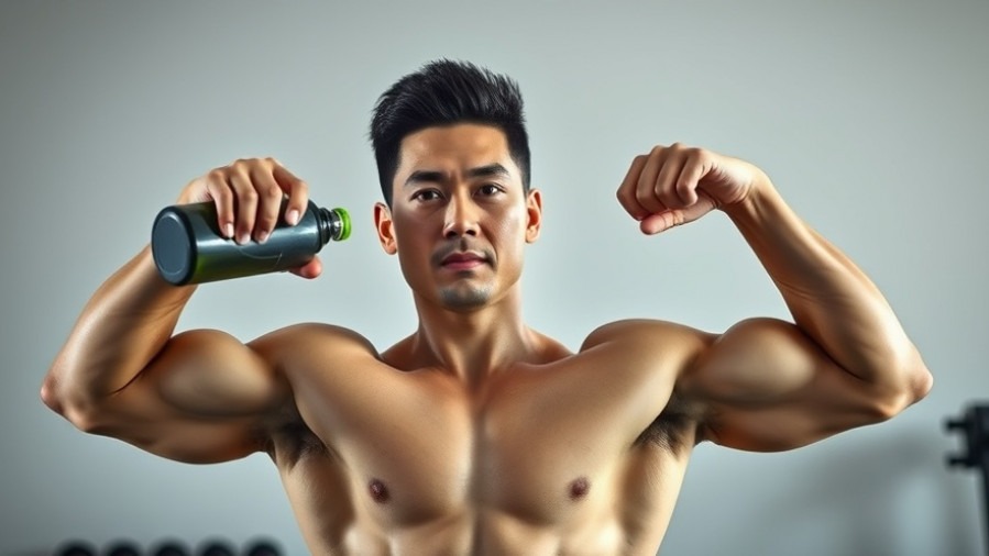 Muscular man performing shoulder press for fitness and posture improvement.