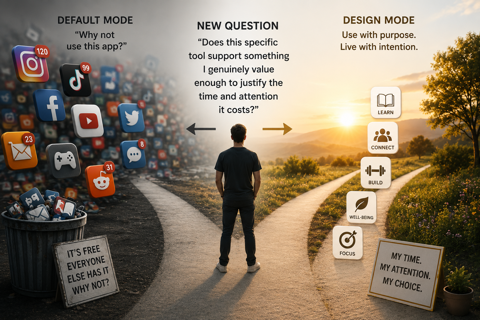 Default Mode or Design Mode?