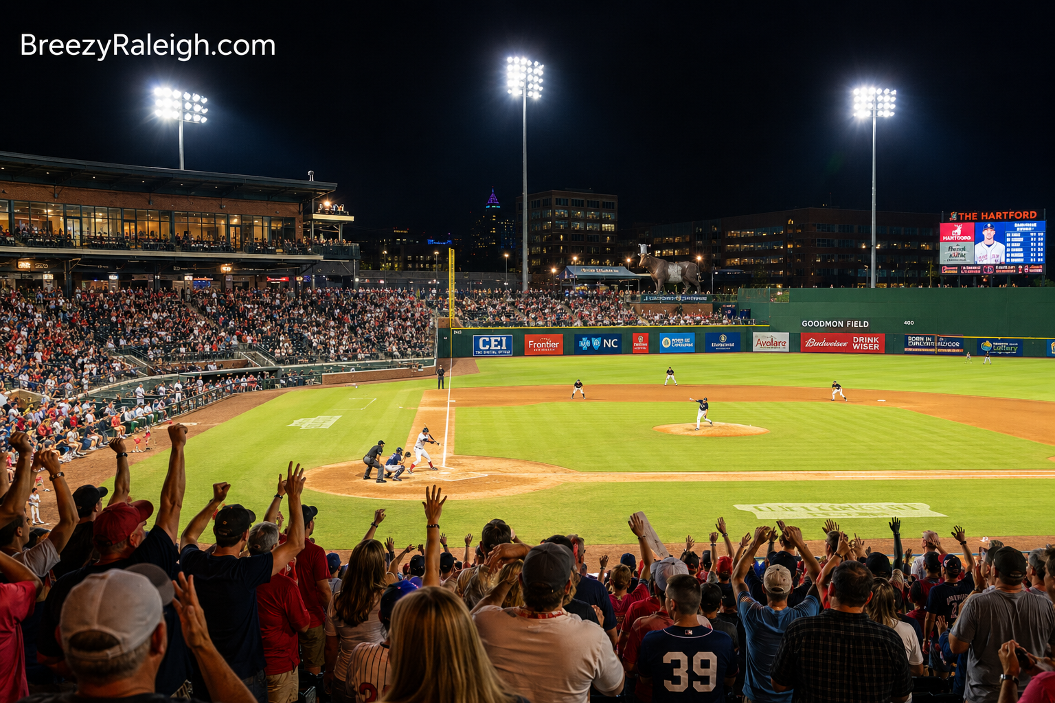 Night Baseball Game