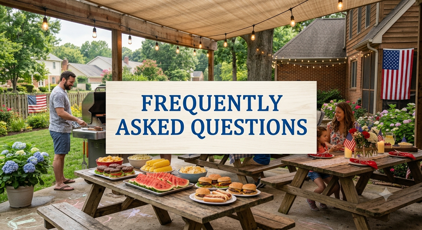 4th of July backyard FAQ