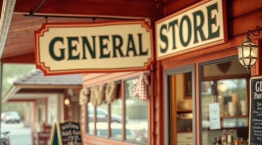 Historic general store in Danbury, NC, showcasing rustic charm and local charm.