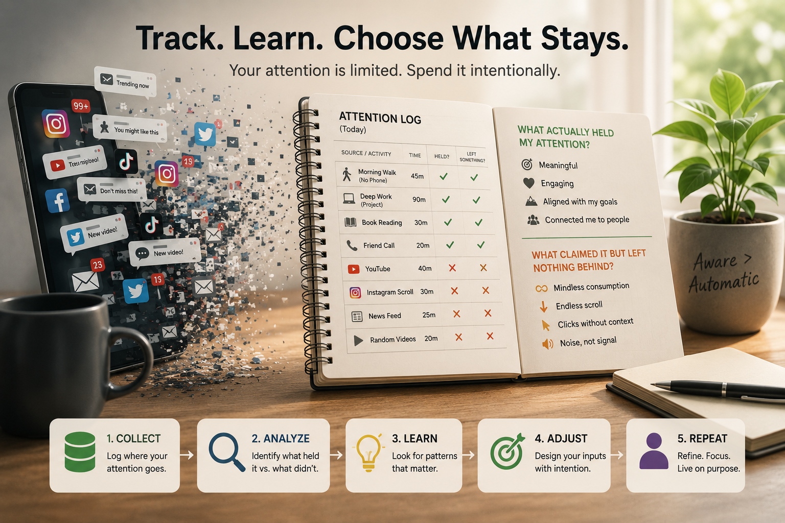From Notification Chaos to Intentional Focus
