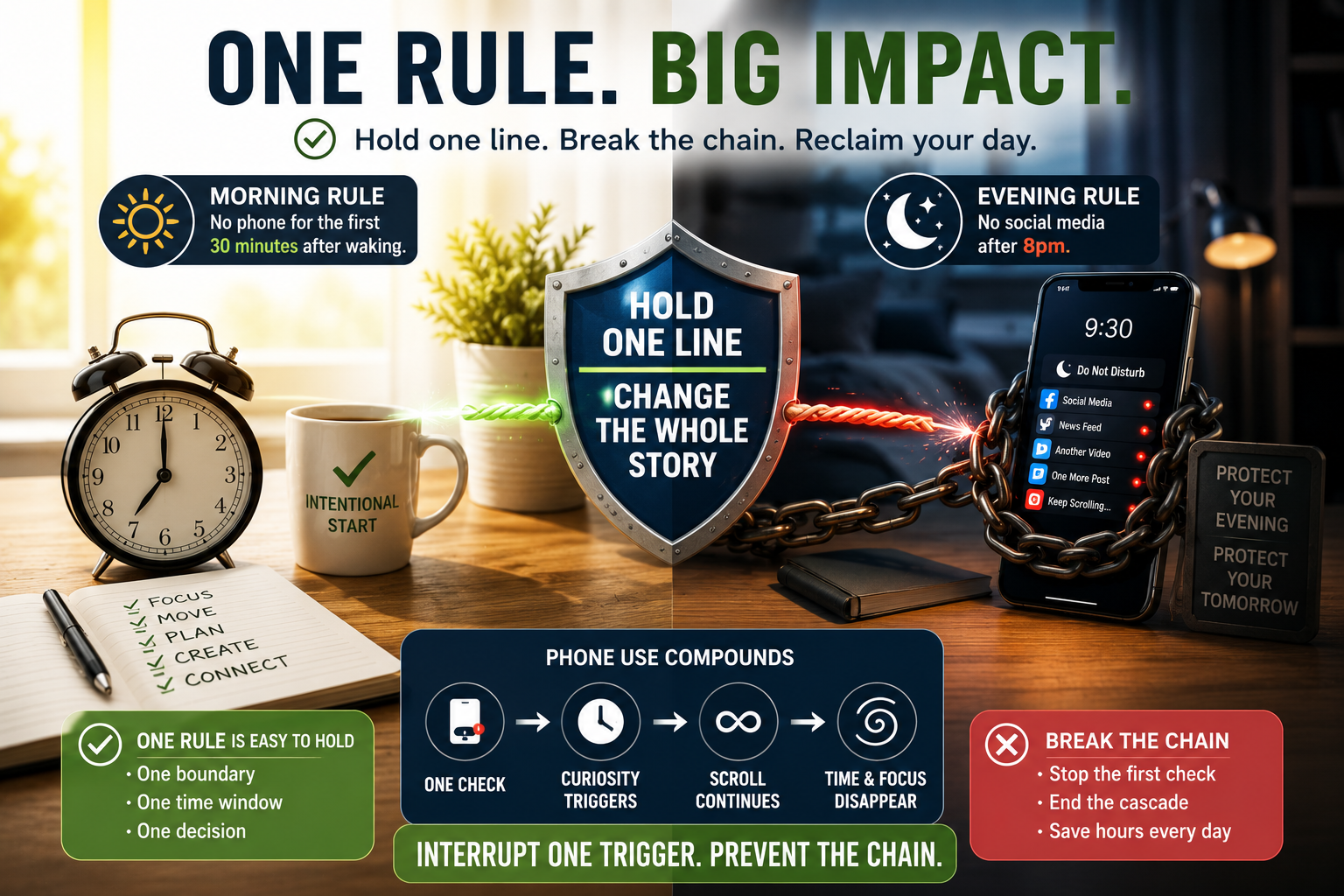 One rule for social media use