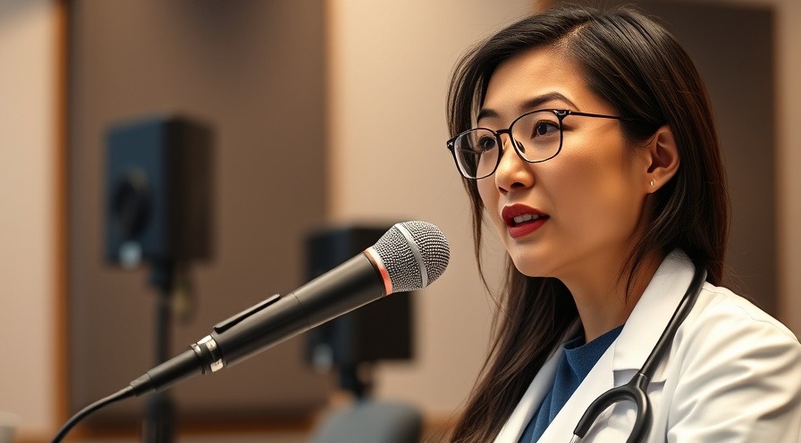 woman doctor discussing fertility tips and hormonal health at a seminar.