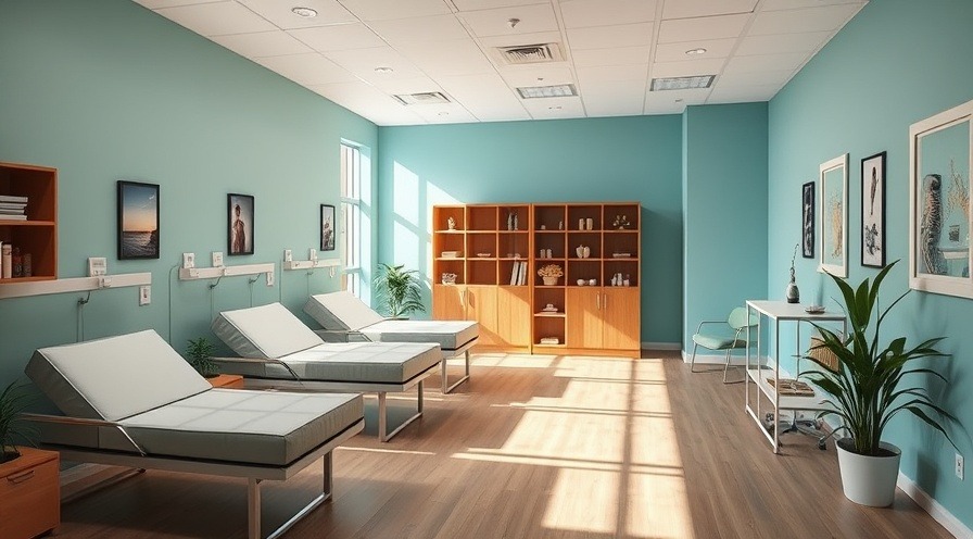 Modern Arthritis Physical Therapy center with soothing colors and natural light.
