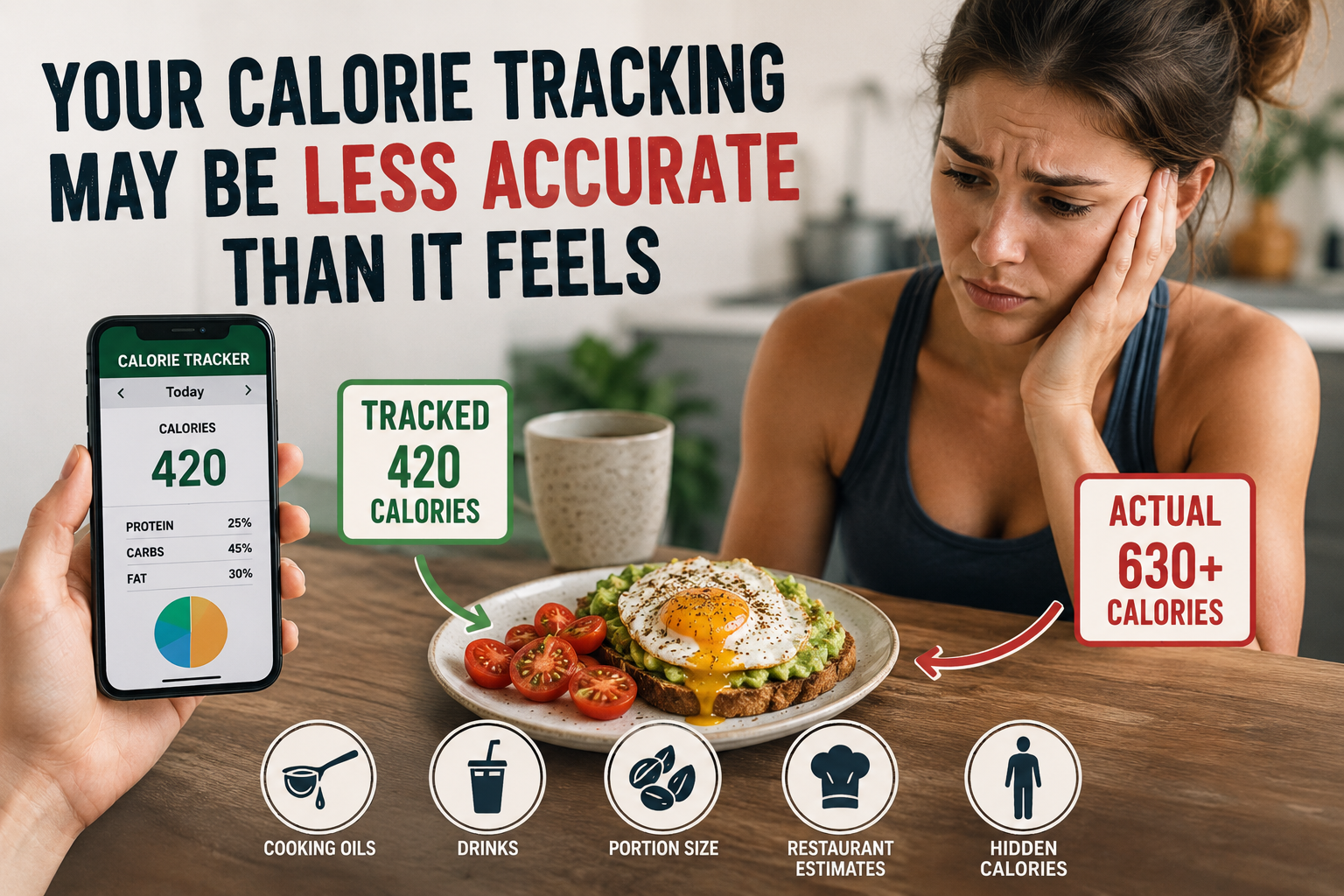 Calorie tracking inaccuracy explained