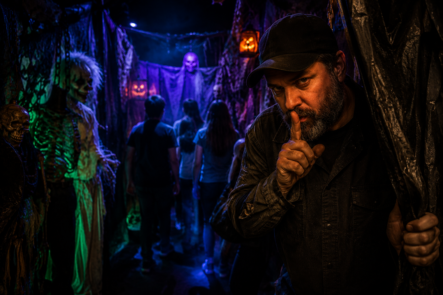 Silent watch in the haunted maze