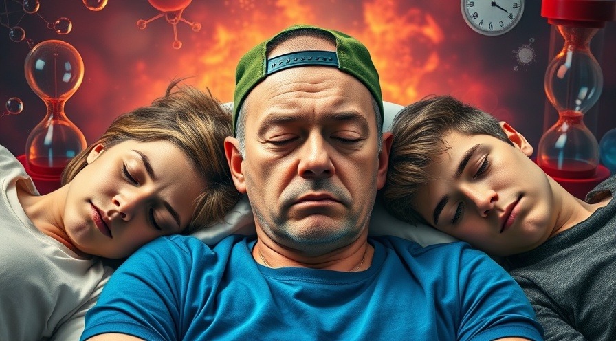 Contrasting nap expressions: a sleepy man and peaceful nappers, illustrating the science of napping.