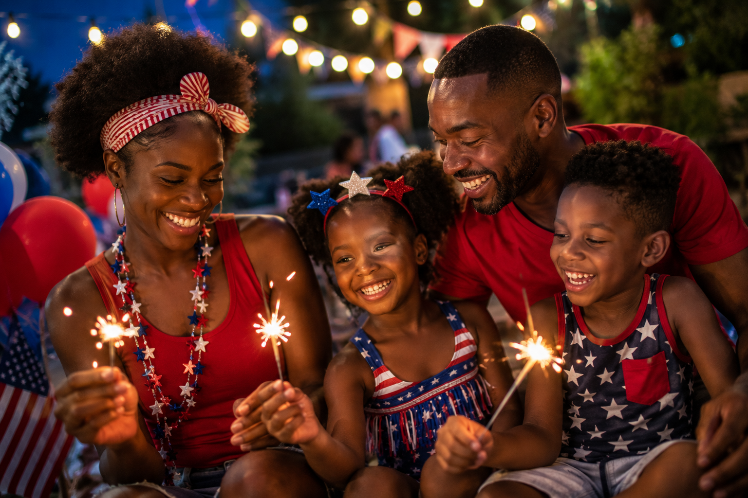 Family sparks joy on Fourth of July in Raleigh NC