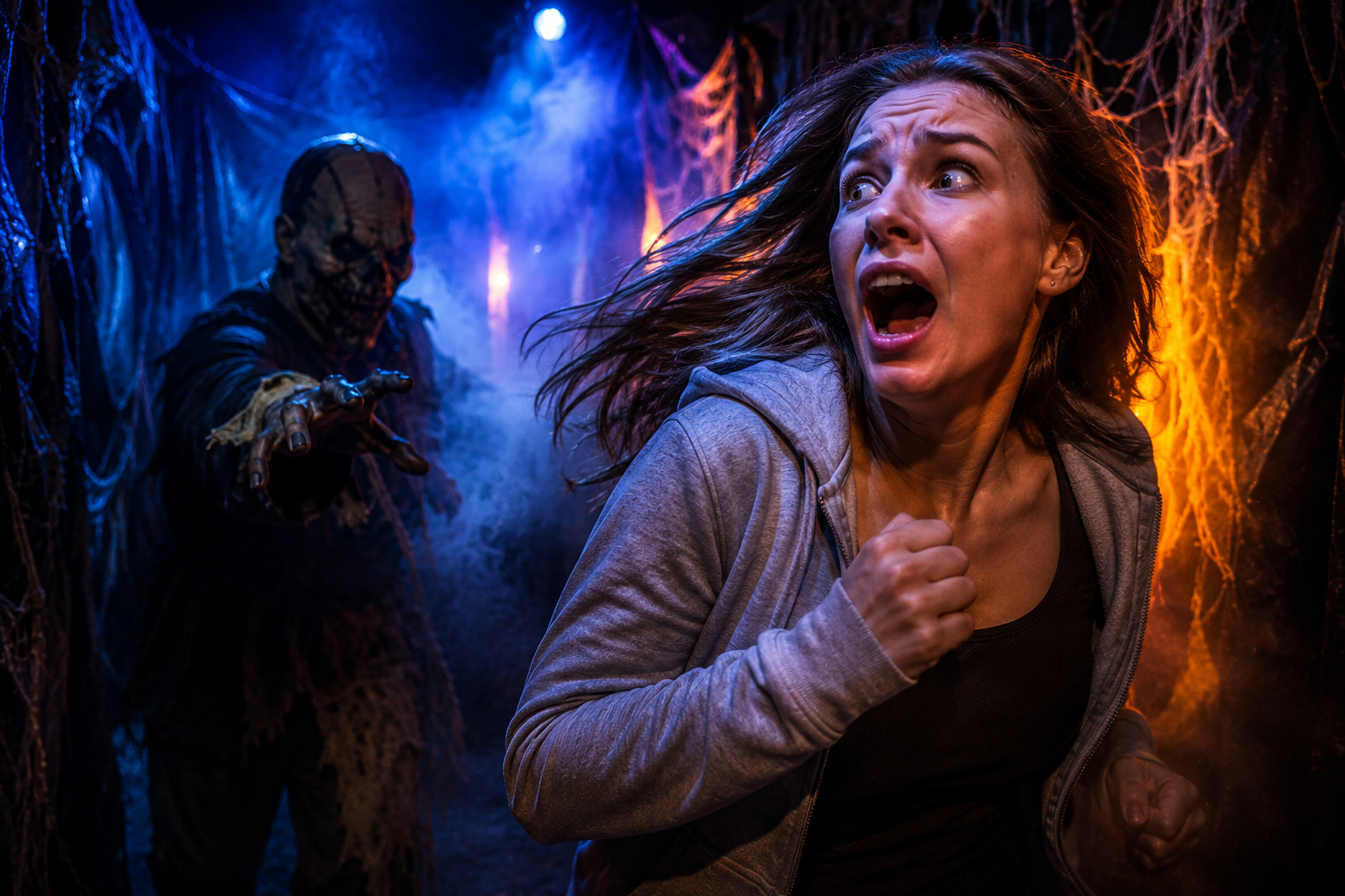 Fleeing the haunted nightmare