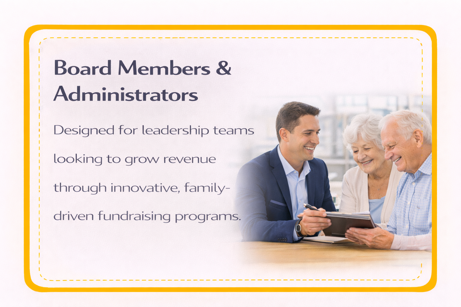 Residual Fund Raising For Seniors