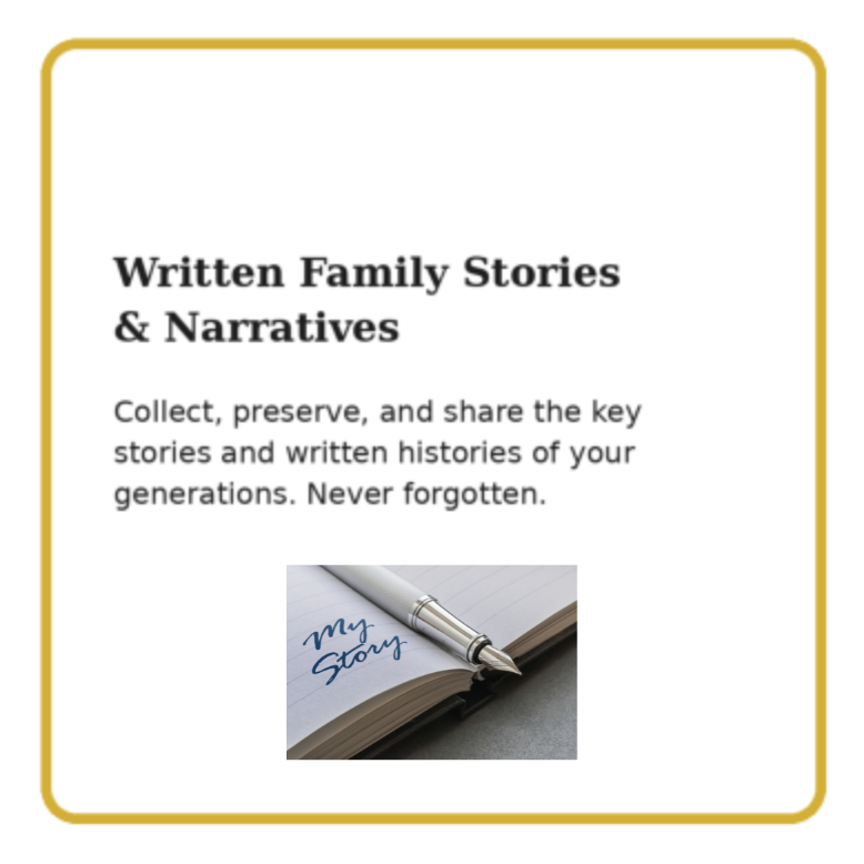 family storytelling platform