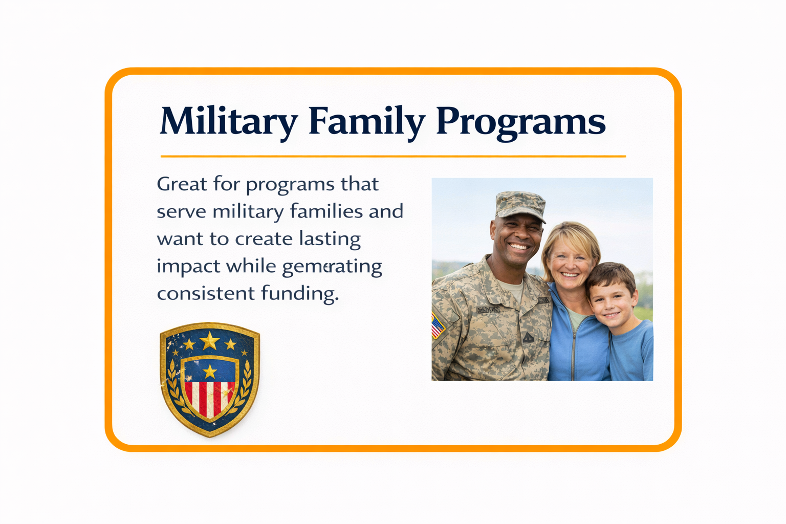 fundraising programs for veteran nonprofits