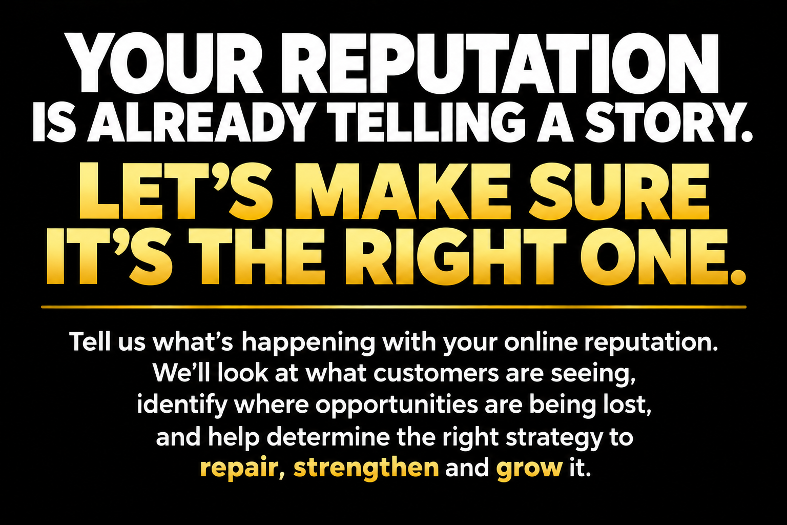 Local Business Reputation Management