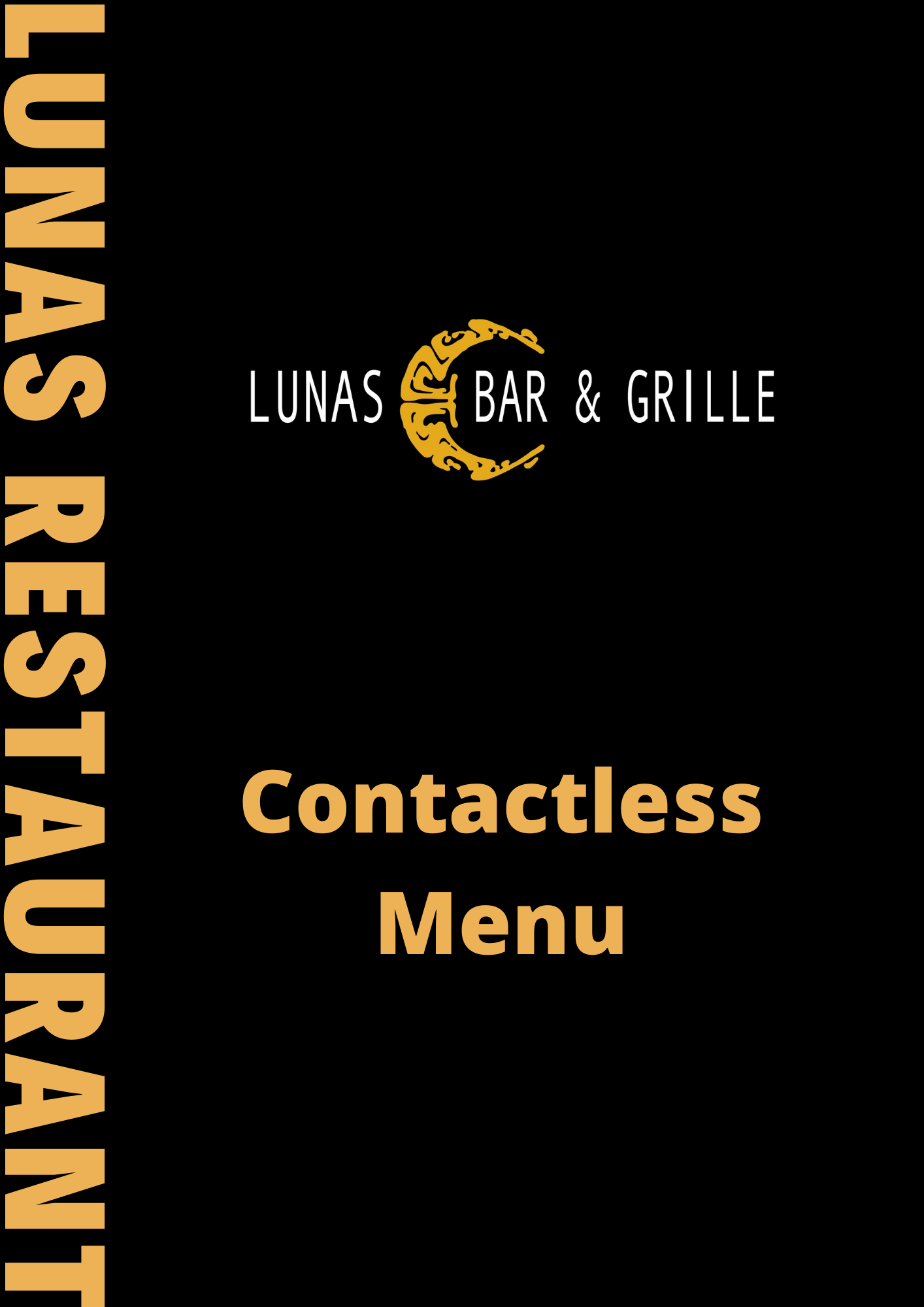 Lunas Mexican Restaurant Menu pg1