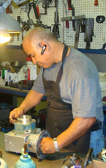 Conveyor gearbox repair