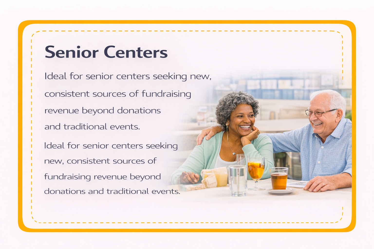 Senior Center Fund Raising