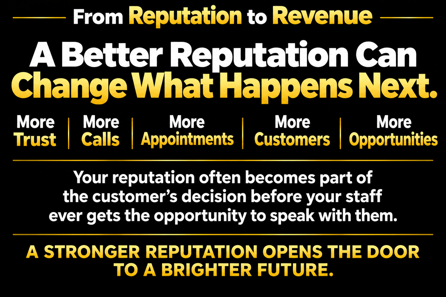 How to Repair a Bad Business Reputation