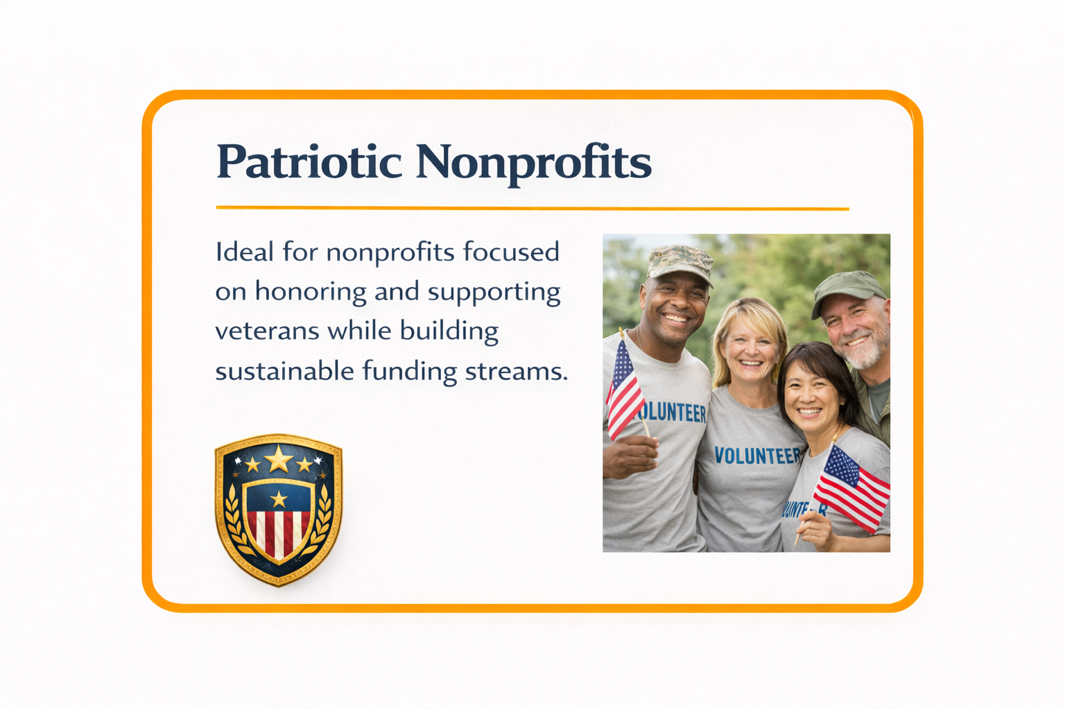 Nonprofit group fundraiser