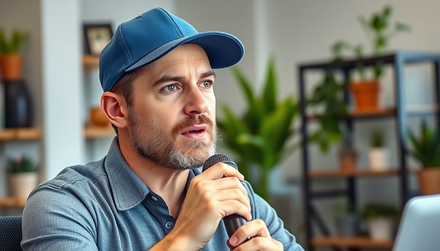 Man discussing Best Affiliate Marketing Hack of 2025 in an office.