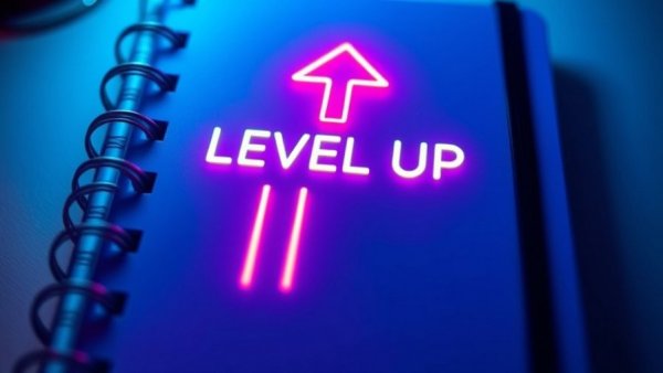 Vibrant neon notebook cover for side hustle inspiration.