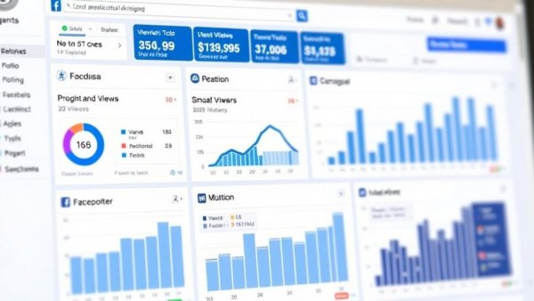 Facebook insights displaying platform metrics, illustrating business analysis potential.