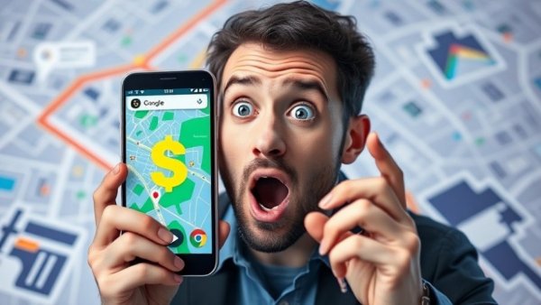 Engaging image showing AI agency using Google Maps concept.